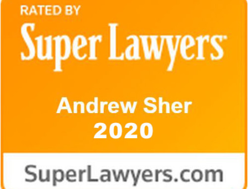 Andrew Sher Selected to Super Lawyers 2020